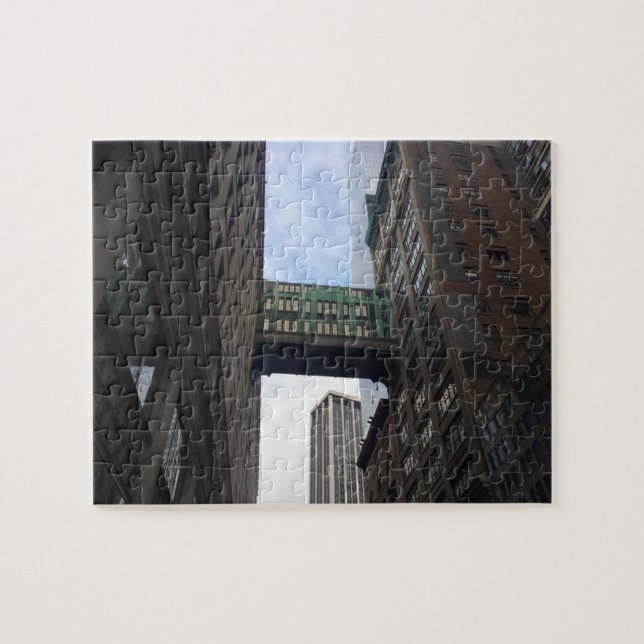 Puzzle Gimbels Sky Bridge New York City NYC Photographie (Horizontal)