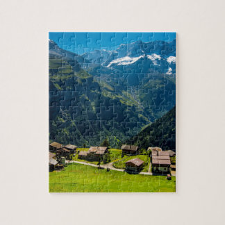 Puzzle Gimmelwald dans les Alpes suisses - Suisse