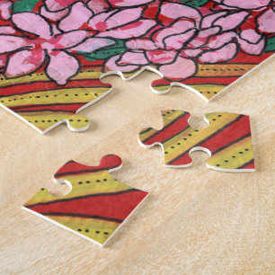 Puzzle Gingembre de cône rose Alpinia Fleurs tropicales F