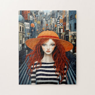 Puzzle Ginger Wonderland Abstract Journey Striped