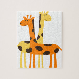 Puzzle girafe afrique safari faune