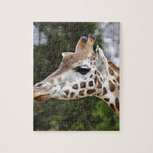 Puzzle Girafe chique chic de destin de mod de l'Afrique d