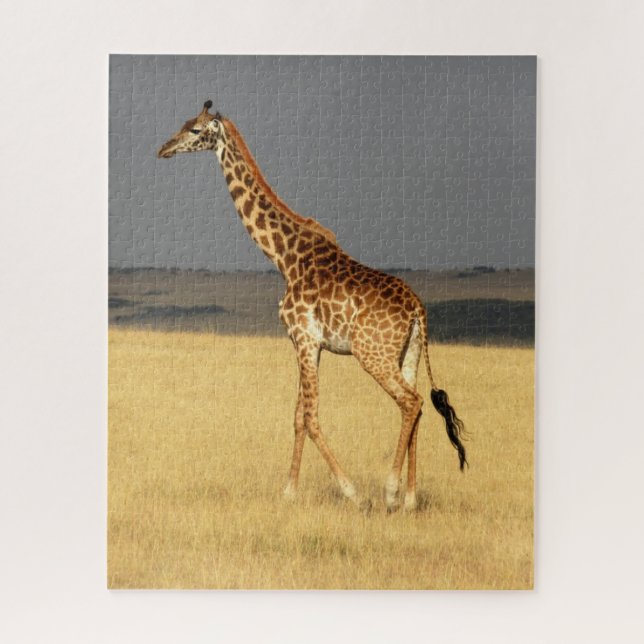 Puzzle Girafe corps complet Afrique Animaux africains (Vertical)