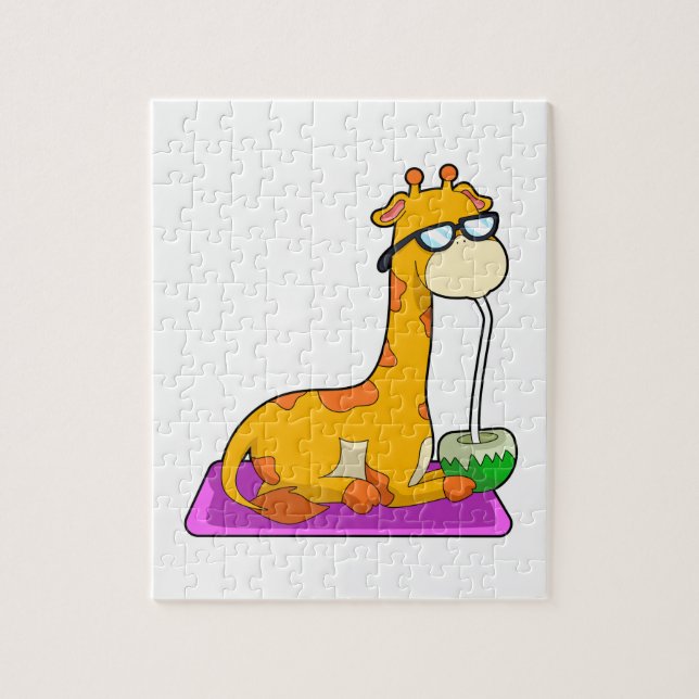 Puzzle Giraffe à la noix de coco (Vertical)
