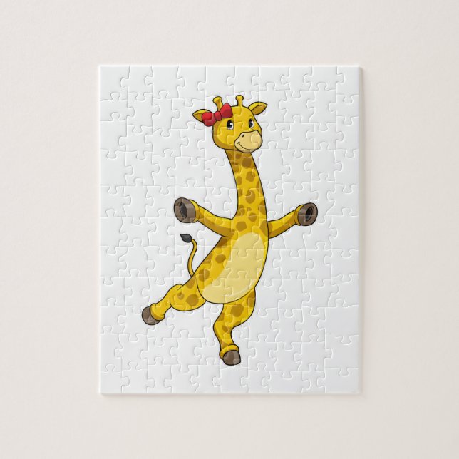 Puzzle Giraffe au ruban (Vertical)
