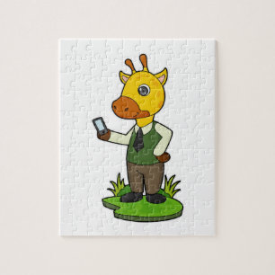 Puzzle Giraffe avec mobile