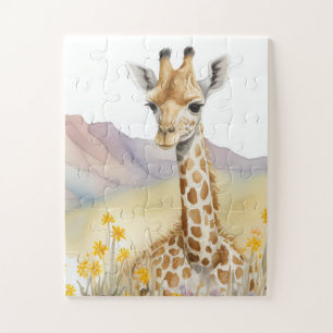 Puzzle Giraffe Bébé mignonne