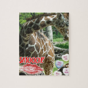 Puzzle Giraffe de la Saint-Valentin