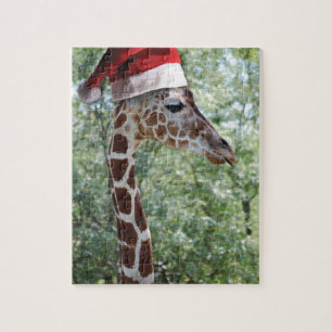 Puzzle Giraffe de Noël