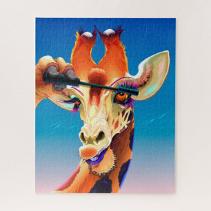 Puzzle Giraffe Glamor Girl