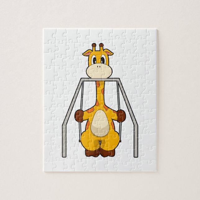 Puzzle Giraffe Swing (Vertical)