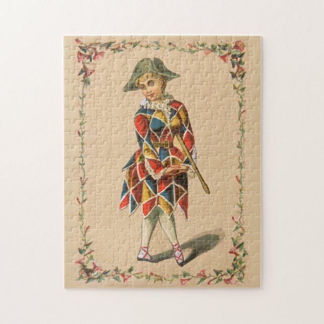 Puzzle Girl du Mardi gras (Vertical)
