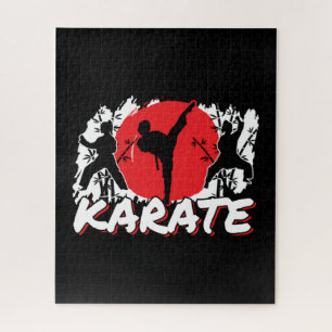 Puzzle Girls Karate - Thème japonais patriotique Japon