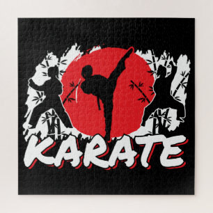 Puzzle Girls Karate - Thème japonais patriotique Japon