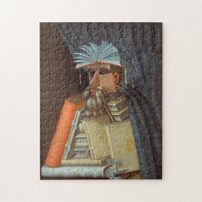 Puzzle Giuseppe Arcimboldo - Le bibliothécaire (Vertical)