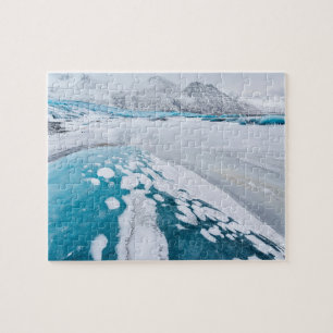 Puzzle Glace de glacier gelée, Islande