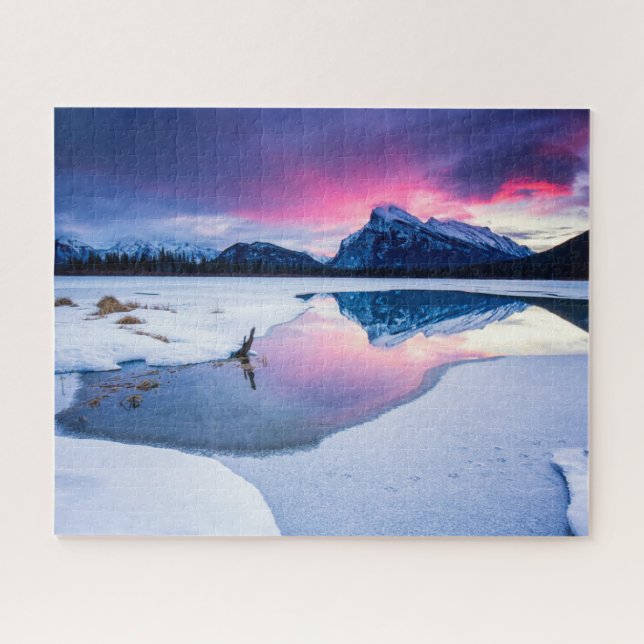 Puzzle Glace et neige | Mt. Rundle, Canada (Horizontal)