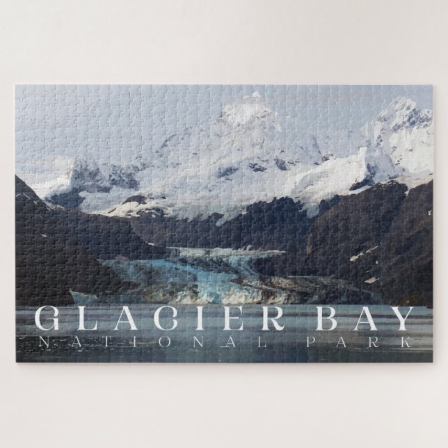Puzzle Glacier Bay, Puzzle Jigsaw du parc national (Horizontal)