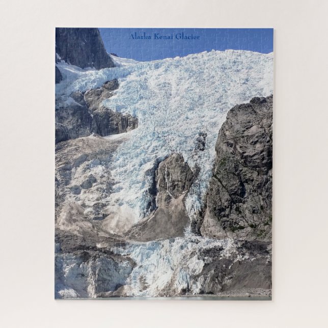 Puzzle Glacier de Kenai en Alaska (Vertical)