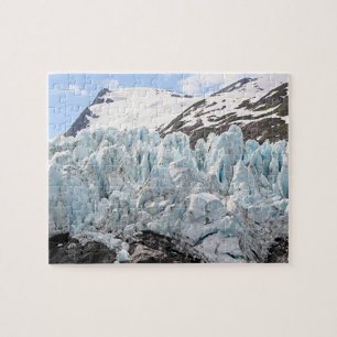 Puzzle Glacier de transport, Alaska, Etats-Unis,