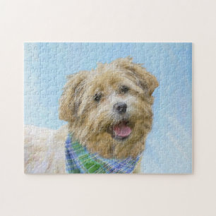 Puzzle Glen of Imaal Terrier Peinture - Art original Chie