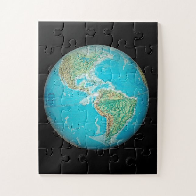 Puzzle Globe (Vertical)