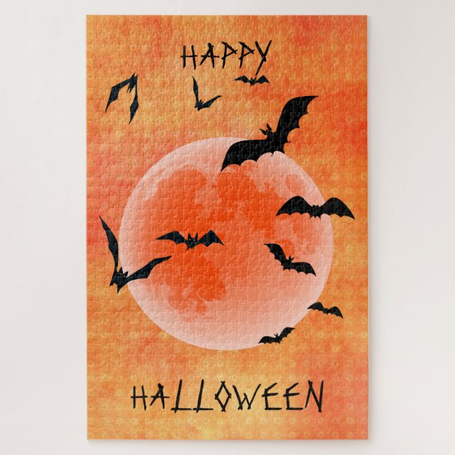 Puzzle Globe And Bats (Vertical)