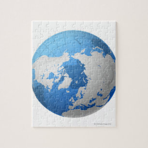 Puzzle Globe transparent