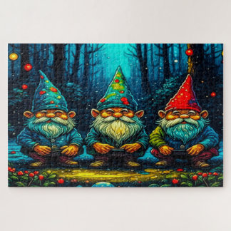 Puzzle gnome forestier