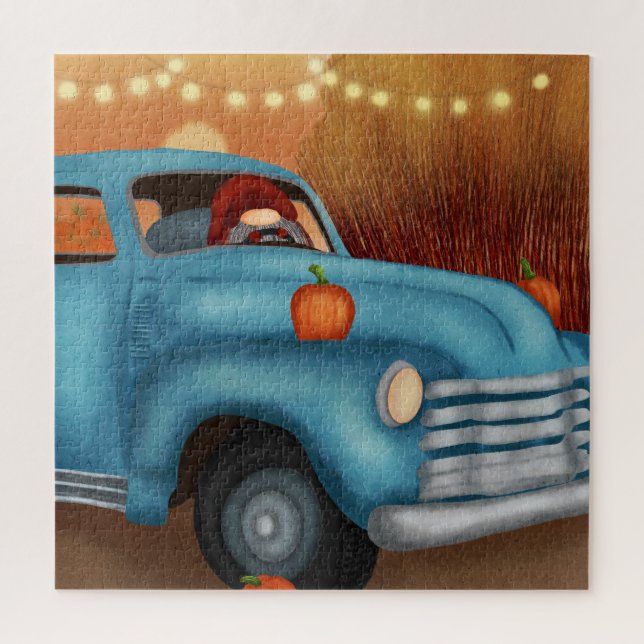 Puzzle Gnome on the Go : Une aventure de camionnage (Vertical)
