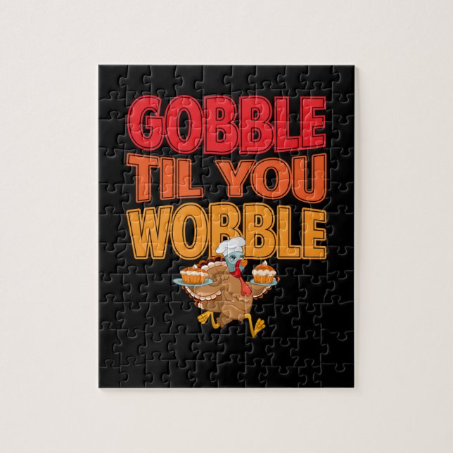 Puzzle Gobble Jusqu'À Ce Que Vous Tourniez La Turquie Jou (Vertical)