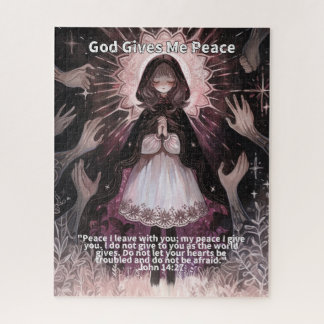 Puzzle God Gives Me Peace - Christian Anime