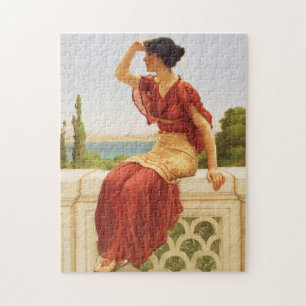 Puzzle Godward Le Signal Belle Femme Portrait Art