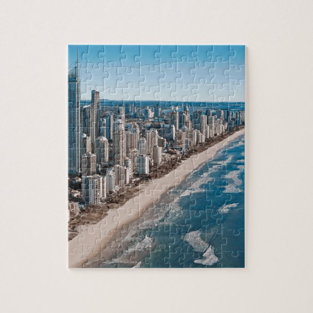 Puzzle Gold Coast Australia Aerial View (Vertical)