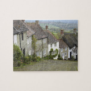Puzzle Gold Hill, Shaftesbury, Dorset, Angleterre, United