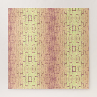 Puzzle Golden Brick Wall – Symmetrical Architectural Patt