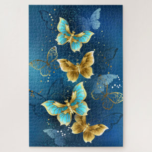 Puzzle Golden butterflies