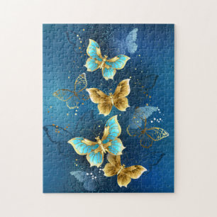 Puzzle Golden butterflies