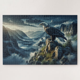 Puzzle Golden Eagle Lookout, réaliste, pic rocheux