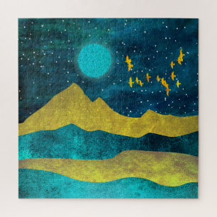 Puzzle Golden Flock