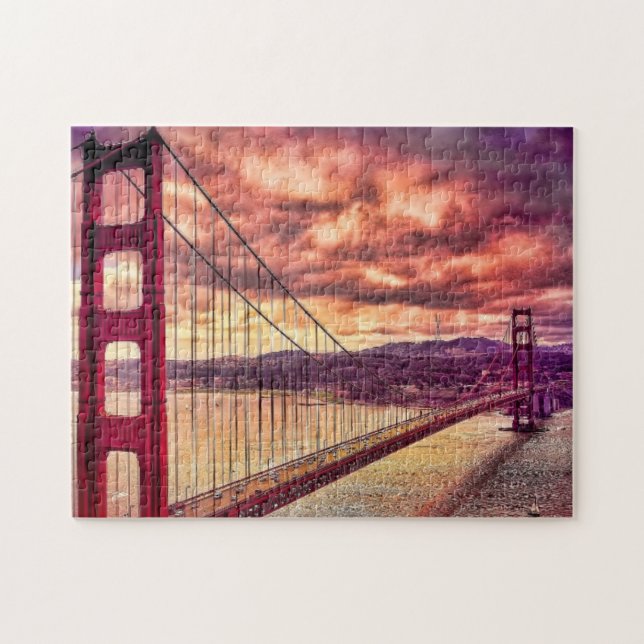 Puzzle Golden Gate Bridge à San Francisco, Californie. (Horizontal)
