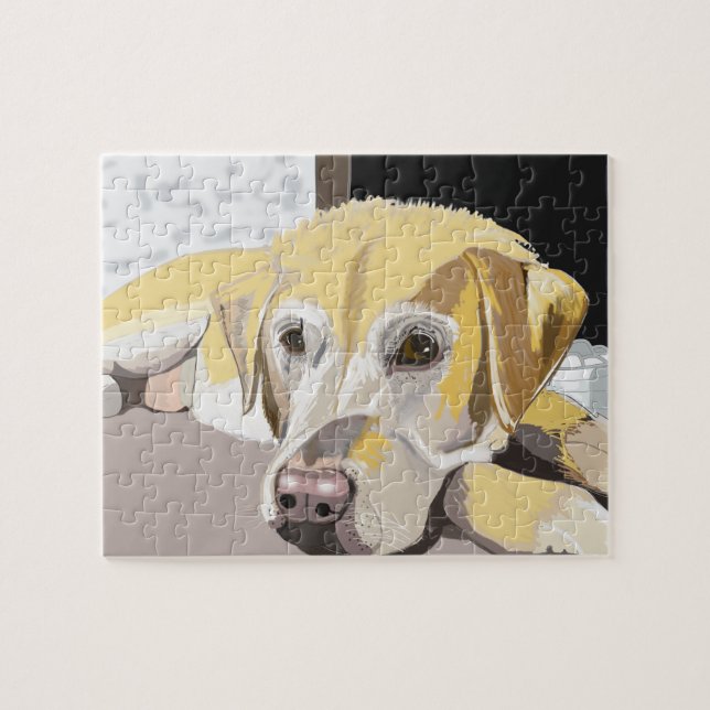 Puzzle Golden Labrador (Horizontal)
