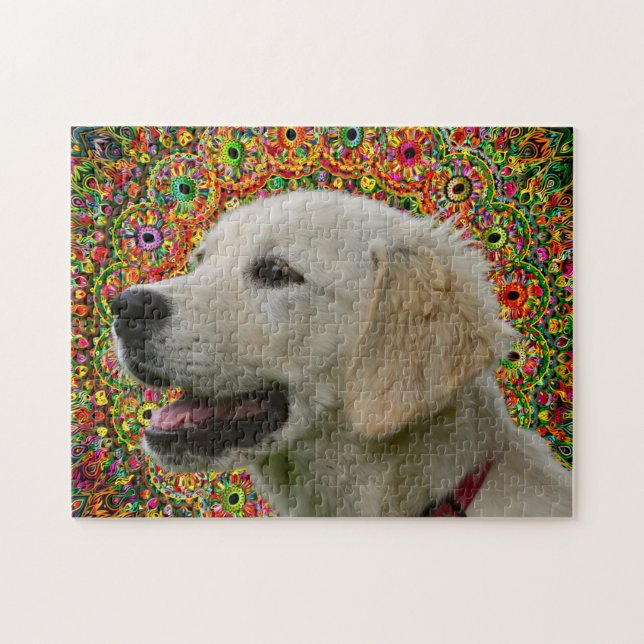 Puzzle Golden Retriever (Horizontal)