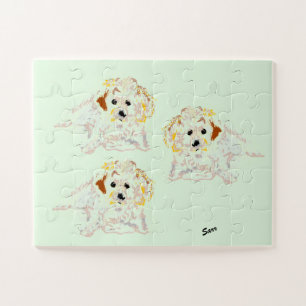 Puzzle : Golden Retriever Puppies