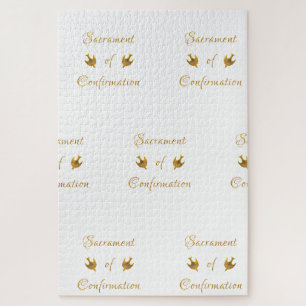Puzzle Golden Sacrament of Confirmation and Holy Spirit
