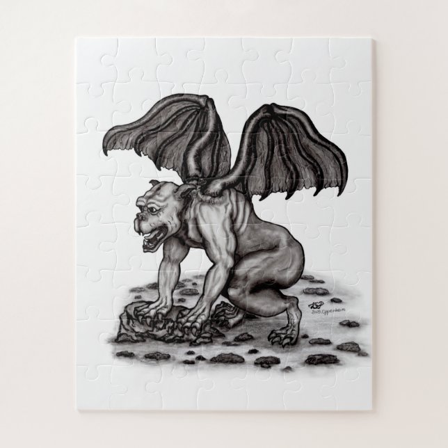 Puzzle Golem Gargoyle (Vertical)