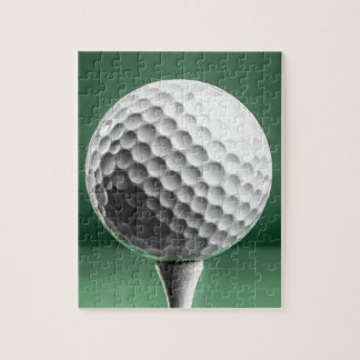 Puzzle Golf Ball on Tee