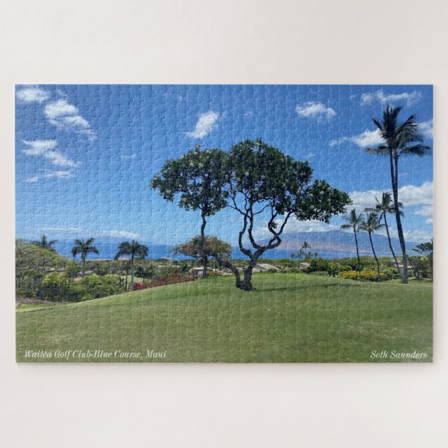 Puzzle Golf de Wailea - Parcours Bleu, Maui (Horizontal)