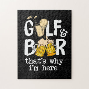 Puzzle Golf et la plaisanterie de la bière Papa Drôle Fêt
