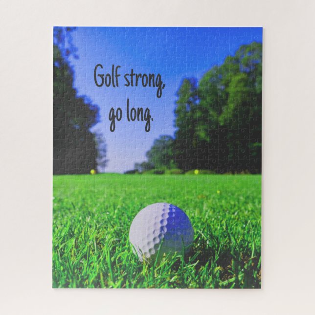 Puzzle Golf fort aller longue pelouse balle de golf (Vertical)